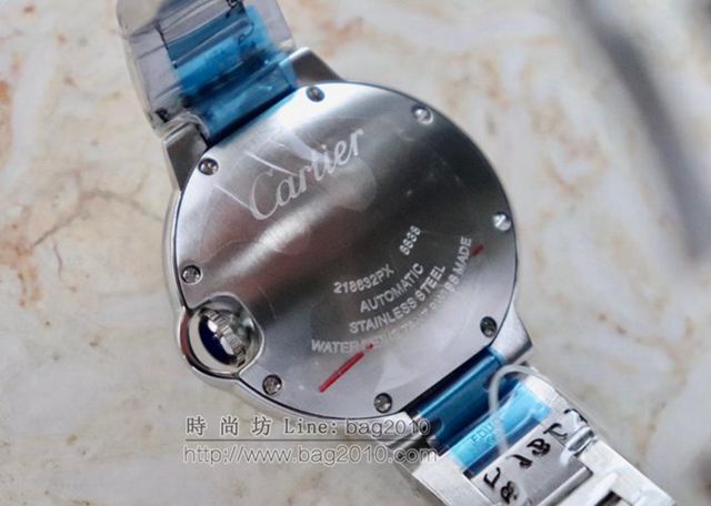 CARTIER手錶 卡地亞藍氣球女表 全新v2版升級 卡地亞機械女表  hds1872